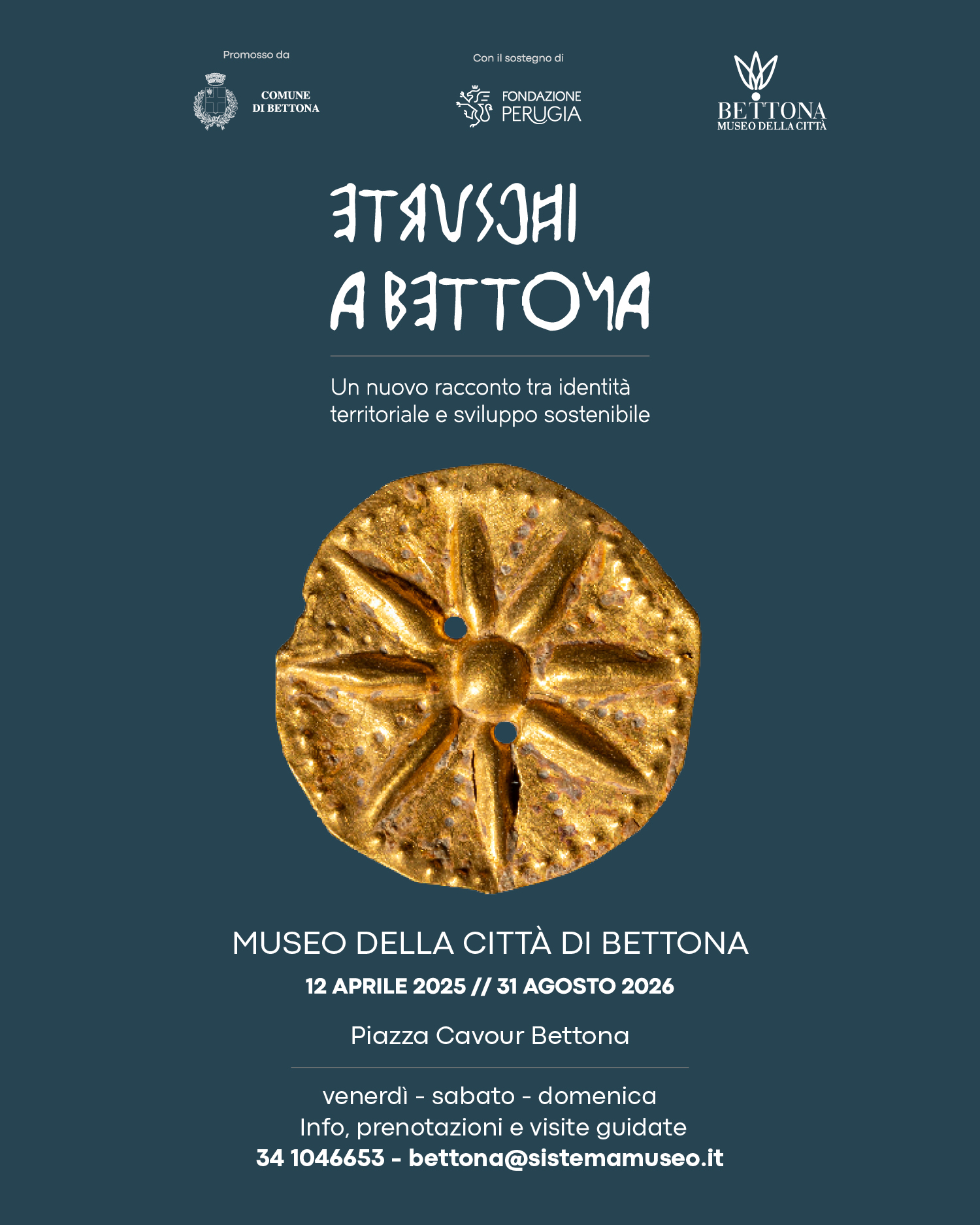 Poster Etruschi a Bettona 2025